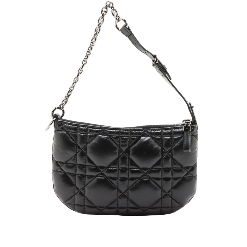 Pre-Loved Dior Mini Calfskin Macrocannage Dior Caro Tulip Bag